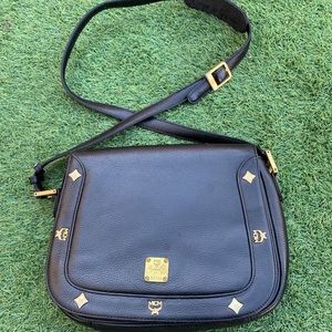 MCM Studded Sling Bag